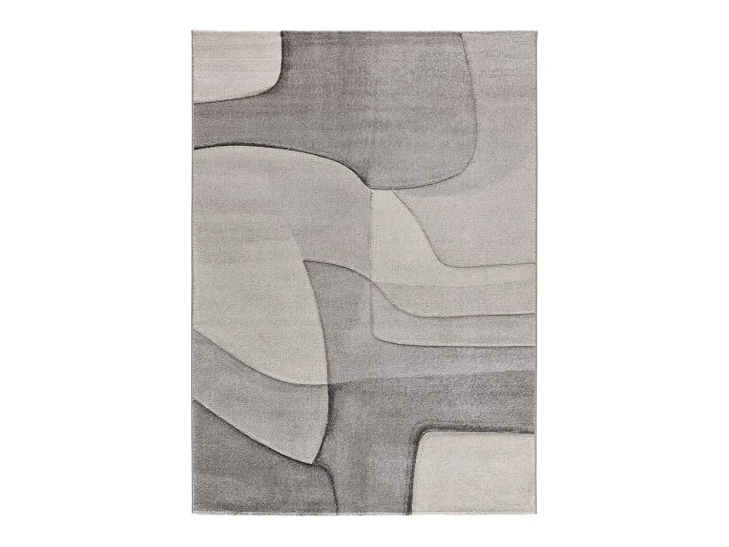 Alfombra interior - abstracto - gris - 140 x 200 cm - MEDEL