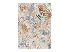 Alfombra interior - abstracto con relieve - crema / multicolor - 160 x 230 cm - AMARA