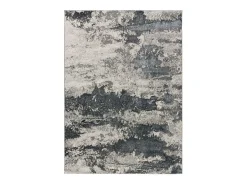 Alfombra interior - abstracto - gris - 80 x 150 cm - AGATA