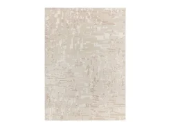 Alfombra interior - abstracto con relieve - beige - 133 x 190 cm - BARESA