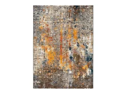Alfombra interior - abstracto - multicolor - 80 x 150 cm - SHIRAZ