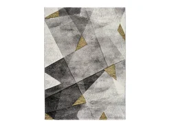 Alfombra interior - abstracto - gris - 140 x 200 cm - BIANCA