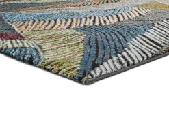 Alfombra interior - abstracto - multicolor - 120 x 170 cm - KOBY