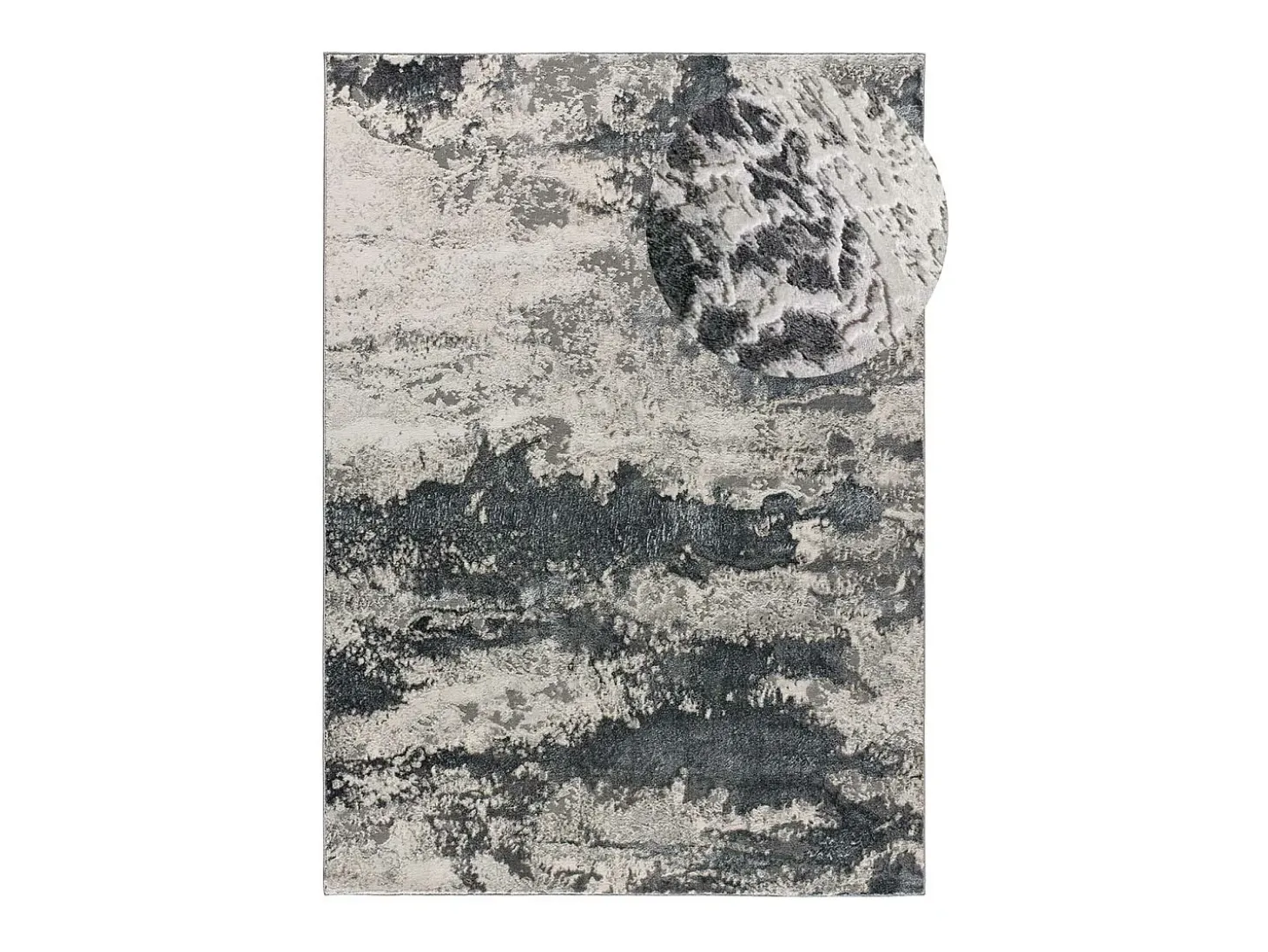 Alfombra interior - abstracto - gris - 140 x 200 cm - AGATA