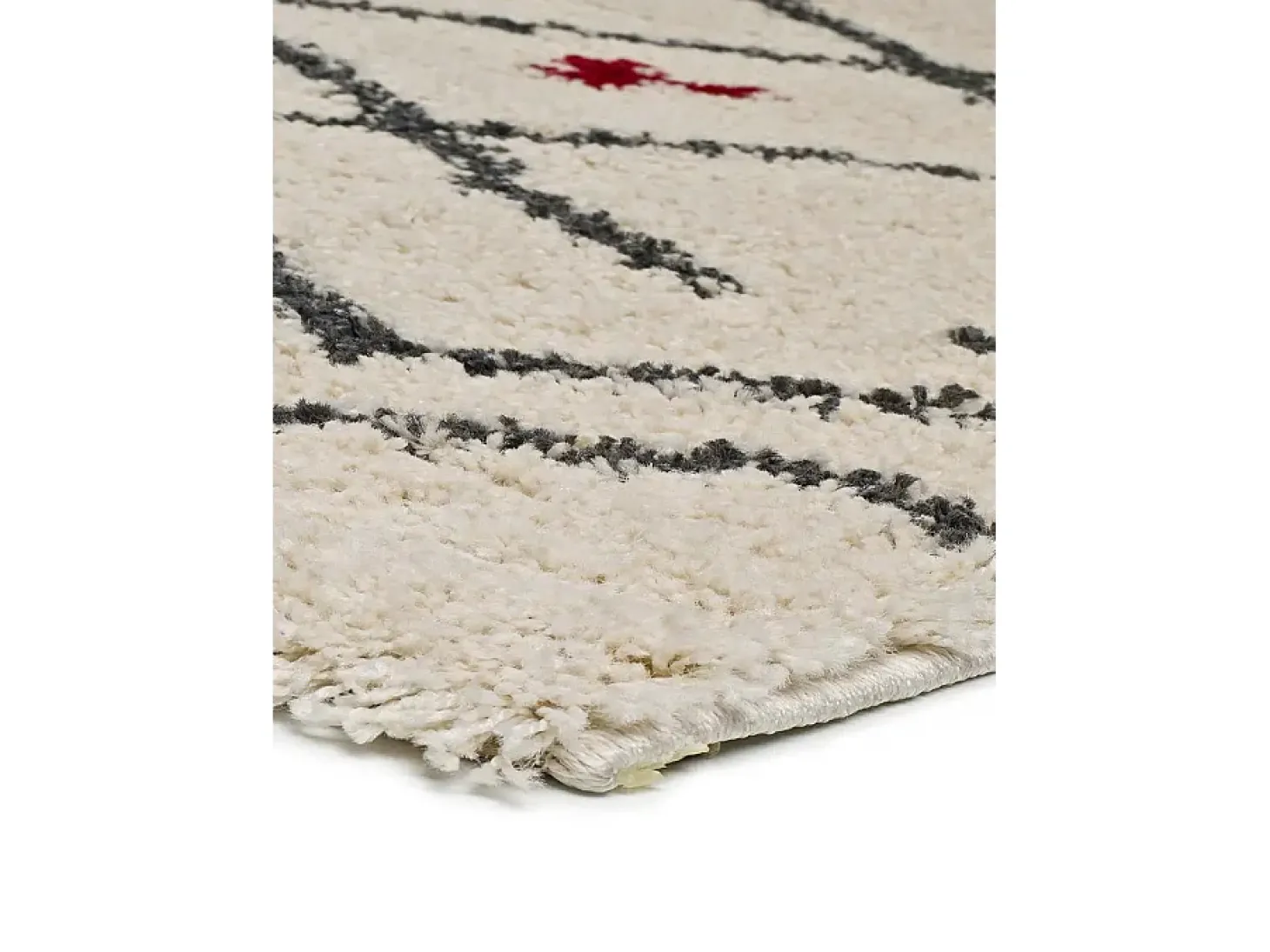 Alfombra interior - bereber - blanco - 160 x 230 cm - KASBAH