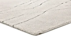 Alfombra interior - bereber con relieve - blanco - 160 x 230 cm - TURIN