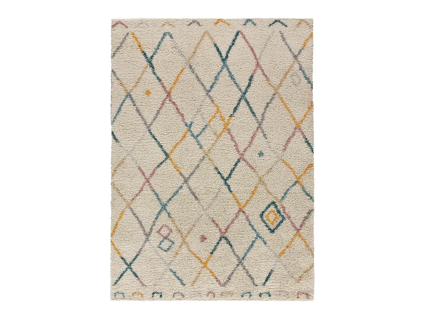 Alfombra interior - bereber - multicolor - 160 x 230 cm - ULAI