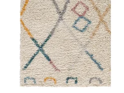 Alfombra interior - bereber - multicolor - 133 x 190 cm - ULAI