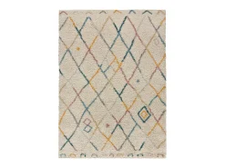 Alfombra interior - bereber - multicolor - 133 x 190 cm - ULAI