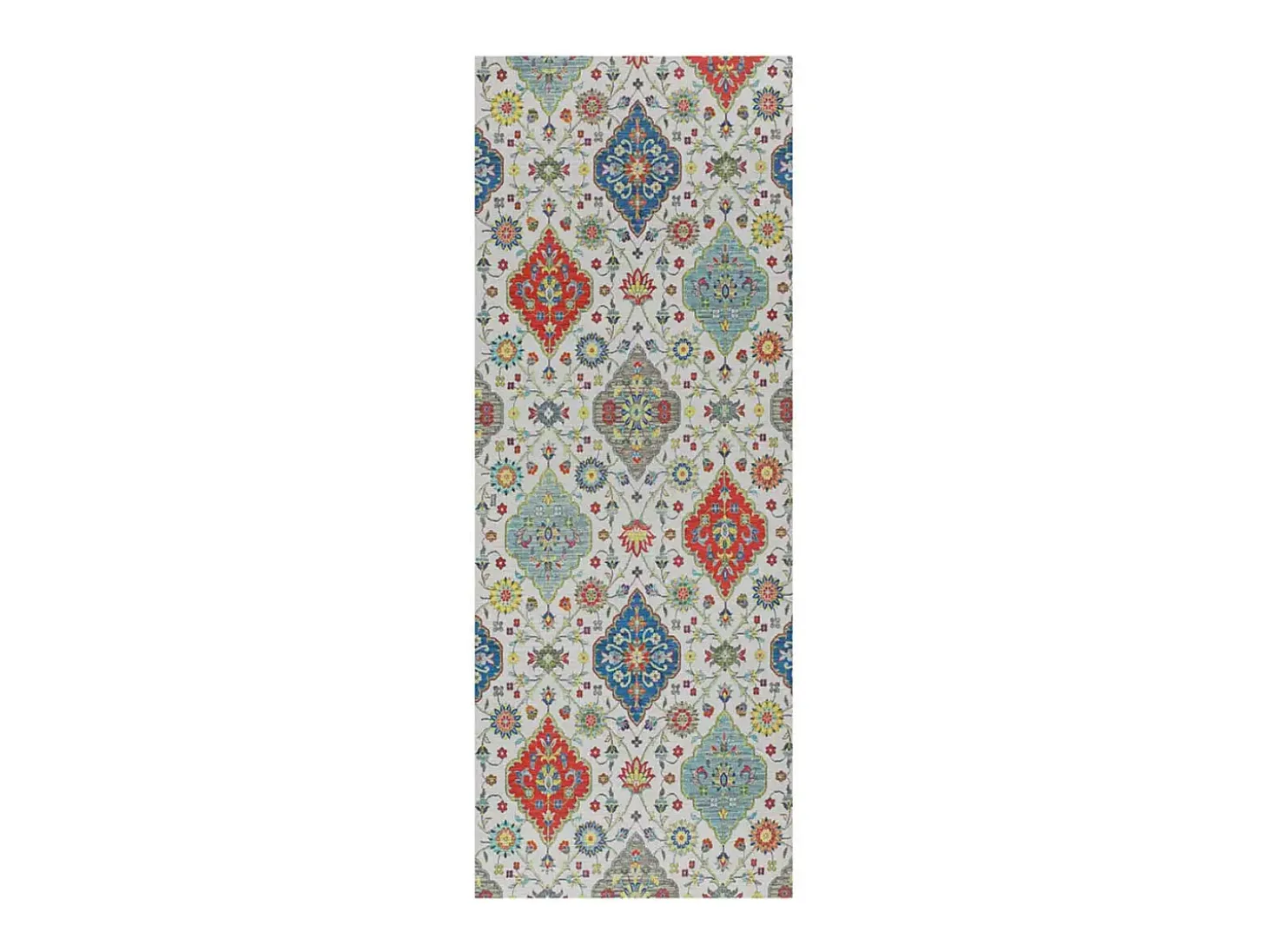Alfombra interior - diseños bohemios - multicolor - 52 x 200 cm - RICCI