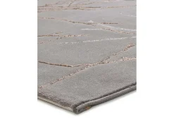 Alfombra interior - efecto mármol - gris - 160 x 230 cm - CREATION