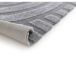 Alfombra interior - escandinavo - gris - 120 x 170 cm - SNOWY