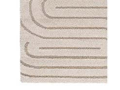 Alfombra interior - escandinavo - blanco - 80 x 150 cm - SNOWY