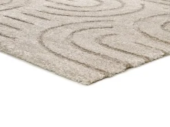 Alfombra interior - escandinavo - blanco - 80 x 150 cm - SNOWY