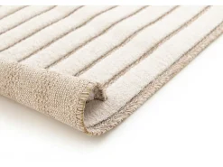 Alfombra interior - escandinavo con relieve - blanco - 120 x 170 cm - DIENA