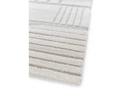 Alfombra interior - escandinavo - blanco - 120 x 170 cm - SNOWY