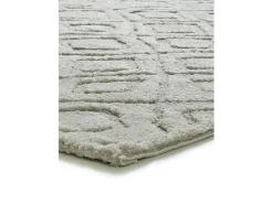 Alfombra interior - escandinavo con relieve - gris - 152 x 235 cm - JUNO