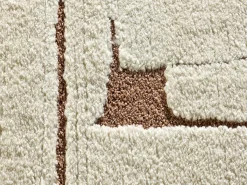 Alfombra interior - escandinavo - crema - 200 x 290 cm - CANDELA