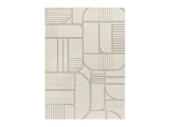 Alfombra interior - escandinavo - blanco - 80 x 150 cm - SNOWY