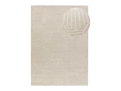 Alfombra interior - escandinavo - blanco - 133 x 190 cm - ZEN