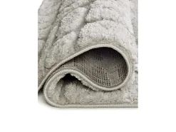Alfombra interior - escandinavo con relieve - gris - 152 x 235 cm - JUNO