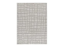 Alfombra interior - escandinavo con relieve - gris - 190 x 285 cm - JUNO