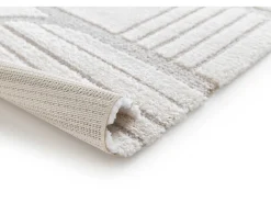 Alfombra interior - escandinavo - blanco - 160 x 230 cm - SNOWY