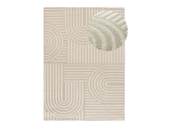 Alfombra interior - escandinavo - blanco - 160 x 230 cm - ZEN