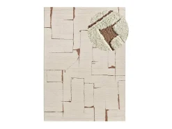 Alfombra interior - escandinavo - crema - 120 x 170 cm - CANDELA