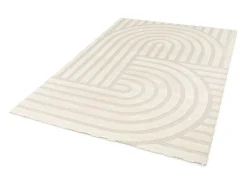 Alfombra interior - escandinavo - blanco - 80 x 150 cm - SNOWY