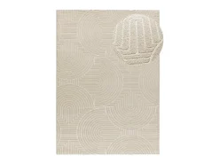 Alfombra interior - escandinavo - blanco - 160 x 230 cm - ZEN