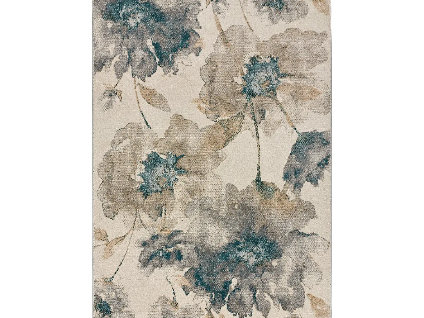 Alfombra interior - floral - multicolor - 140 x 200 cm - SARA