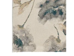Alfombra interior - floral - multicolor - 80 x 150 cm - SARA