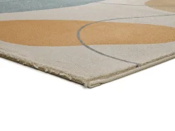 Alfombra interior - formas orgánicas - multicolor - 80 x 150 cm - NEW YORK