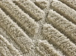 Alfombra interior - geométrico - beige - 120 x 170 cm - NUMA
