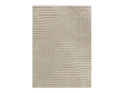 Alfombra interior - geométrico - beige - 120 x 170 cm - NUMA
