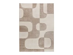 Alfombra interior - geométrico - crema - 200 x 290 cm - LENA