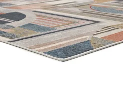 Alfombra interior - geométrico - multicolor - 135 x 195 cm - BLEIK