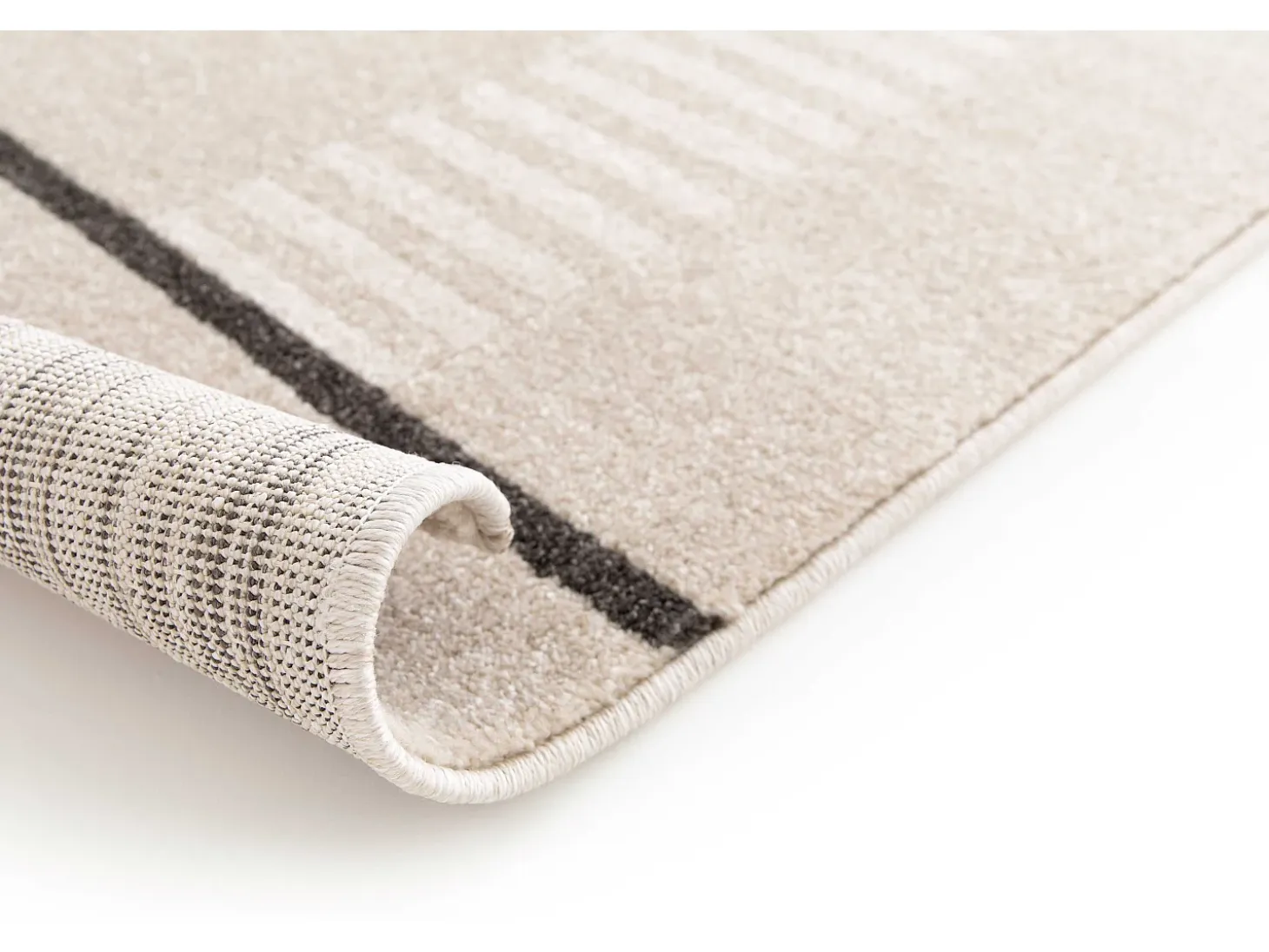 Alfombra interior - geométrico - beige - 160 x 230 cm - DOMUS