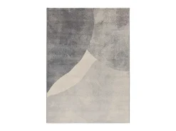Alfombra interior - geométrico - plata - 80 x 150 cm - MONIC