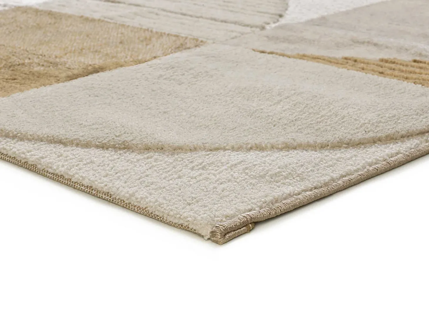 Alfombra interior - geométrico - multicolor - 140 x 200 cm - MELFI