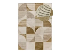 Alfombra interior - geométrico - multicolor - 140 x 200 cm - MELFI