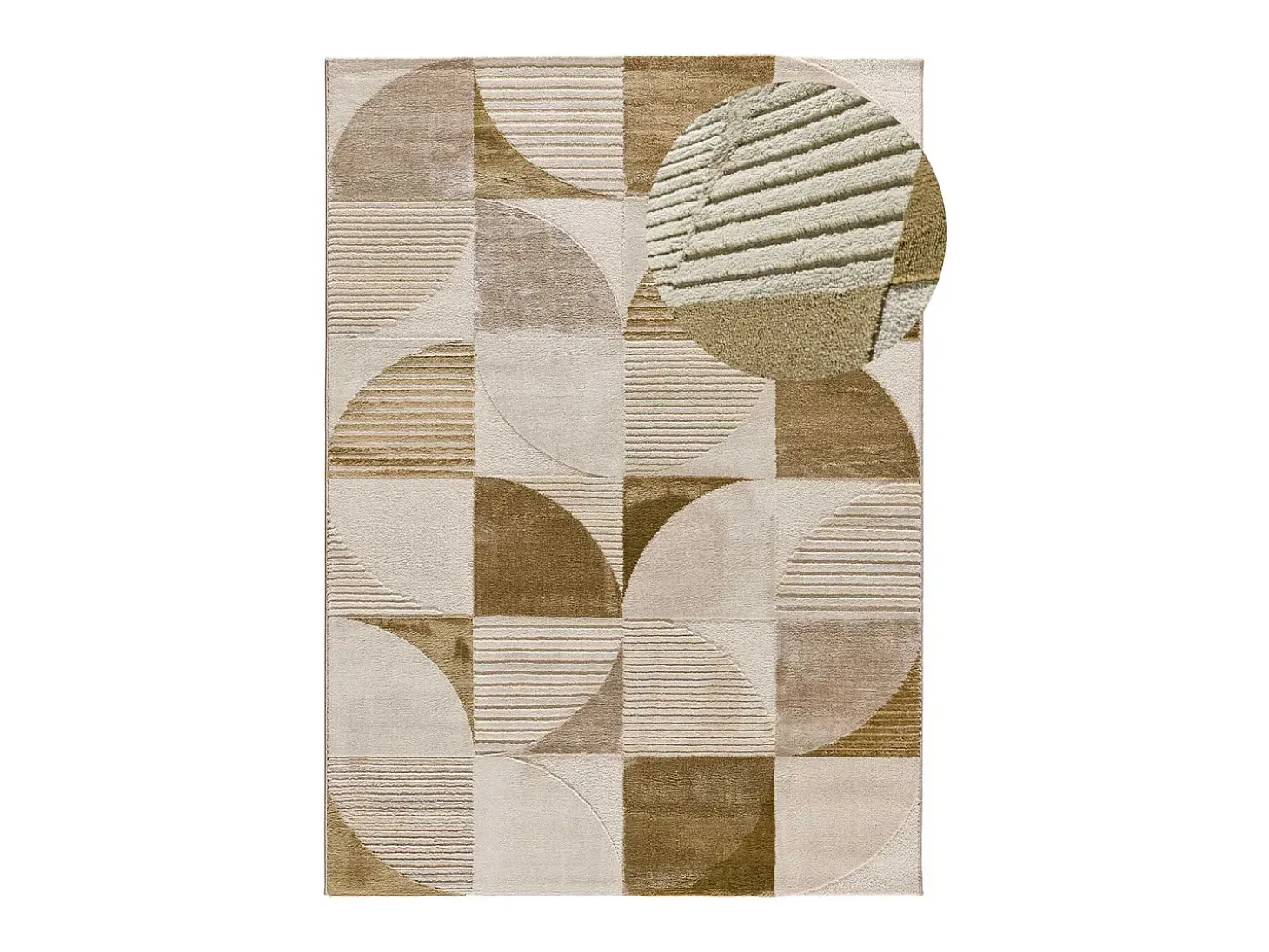 Alfombra interior - geométrico - multicolor - 140 x 200 cm - MELFI