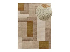 Alfombra interior - geométrico - multicolor - 80 x 150 cm - MELFI