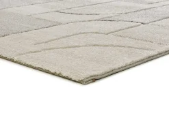 Alfombra interior - geométrico - crema - 120 x 170 cm - LENA