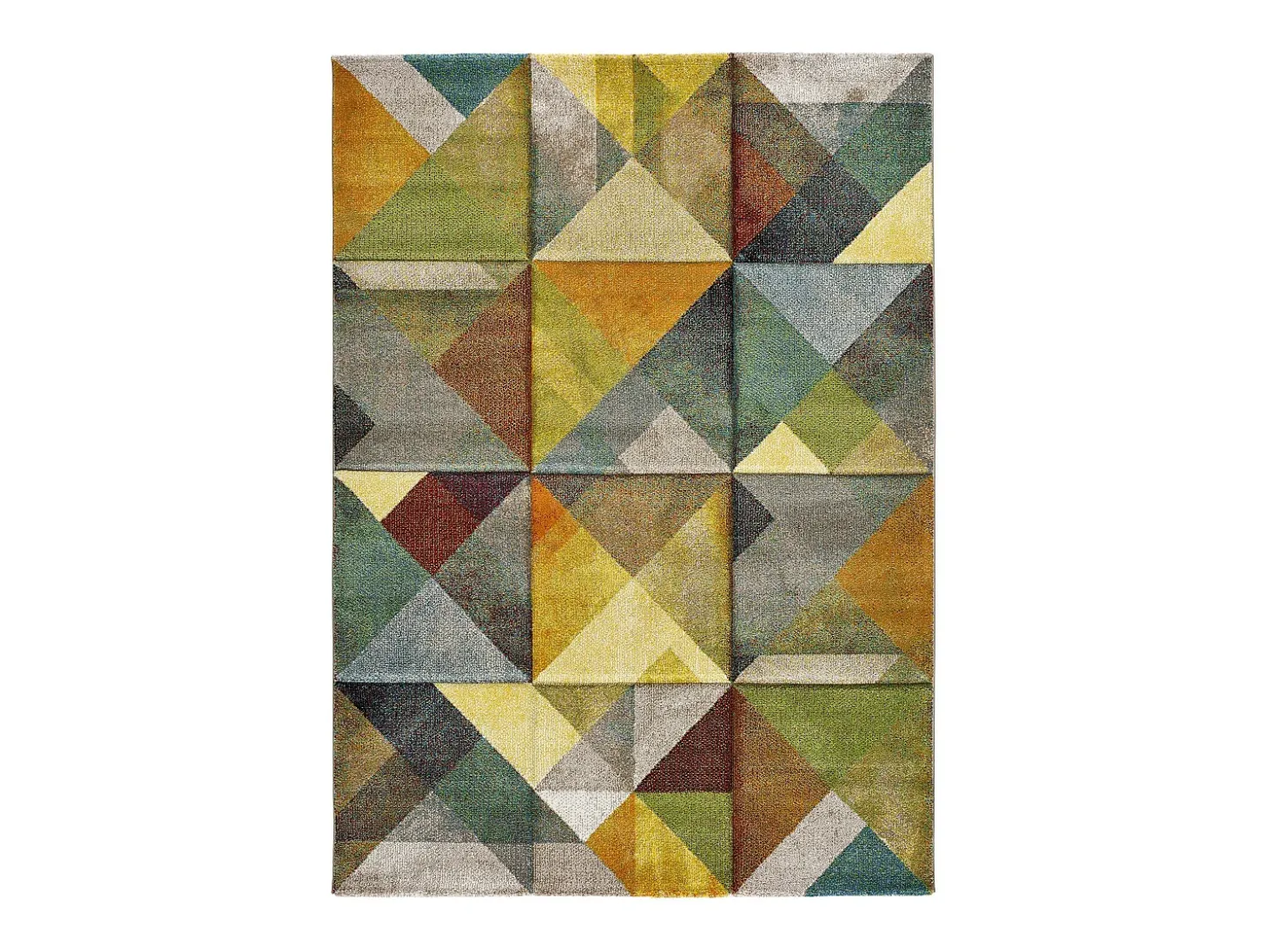 Alfombra interior - geométrico - multicolor - 160 x 230 cm - MATRIX
