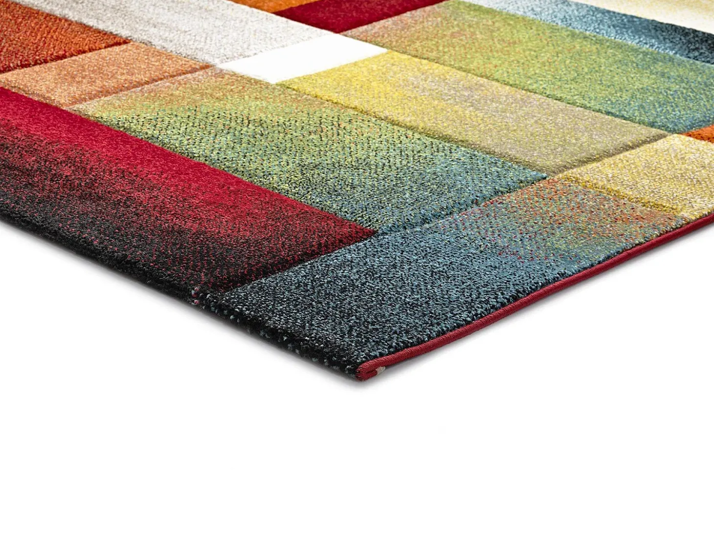 Alfombra interior - geométrico - multicolor - 140 x 200 cm - MATRIX