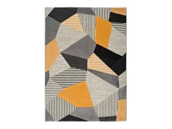 Alfombra interior - geométrico - gris - 160 x 230 cm - GLADYS