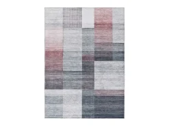 Alfombra interior - geométrico - gris - 80 x 150 cm - CLASS
