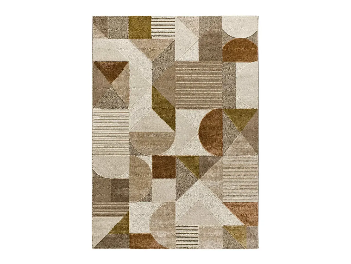 Alfombra interior - geométrico - multicolor - 140 x 200 cm - MELFI
